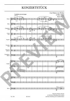 Konzertstück f-Moll op. 79 von Carl Maria von Weber 