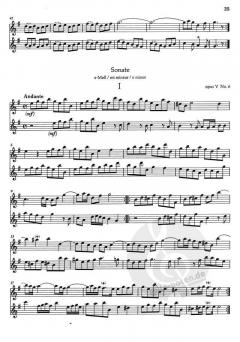 6 Duette op. 5 Heft 2 von Jean Baptiste Loeillet de Gant (Download) 
