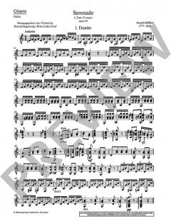 Serenade C-Dur op. 44 von Joseph Küffner (Download) 