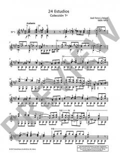 Jose Ferrer y Esteve: Estudios for Solo Guitar (Download) 