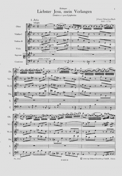 Liebster Jesu, mein Verlangen von Johann Sebastian Bach (Download) 