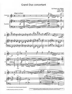 Grand Duo concertant Es-Dur op. 48 von Carl Maria von Weber (Download) 