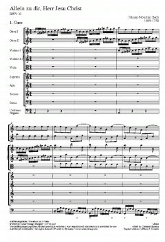Allein zu dir, Herr Jesu Christ BWV 33 von Johann Sebastian Bach (Download) 