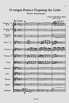 O ewiges Feuer, o Ursprung der Liebe von Johann Sebastian Bach (Download) 
