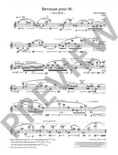 Berceuse pour M. von Heinz Holliger (Download) 