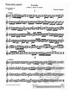 Sonate a-Moll von Diogenio Bigaglia (Download) 