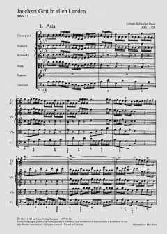 Jauchzet Gott in allen Landen BWV 51 von Johann Sebastian Bach (Download) 