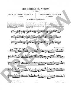 Les Maitres du Violon 7 von Mathieu Crickboom (Download) 