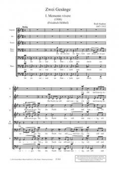 Memento vivere / Kythere von Rudi Karl Stephan (Download) 