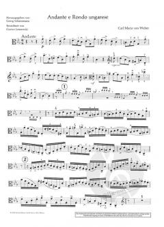 Andante und Rondo ungarese von Carl Maria von Weber (Download) 