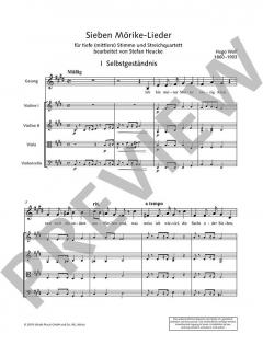 7 Mörike-Lieder von Hugo Wolf (Download) 