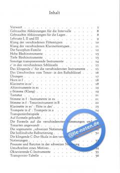 Transponierende Instrumente von Willy Schneider (Download) 