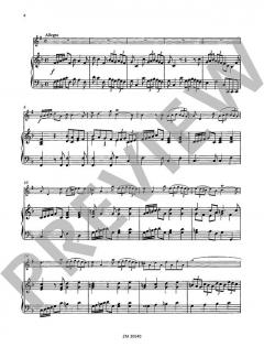 Sonate F-Dur (orig. G-Dur) von Johann Adolf Hasse 