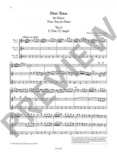Drei Trios von Christian Joseph Lidarti 