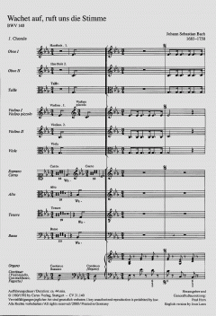 Wachet auf, ruft uns die Stimme (J.S. Bach) 