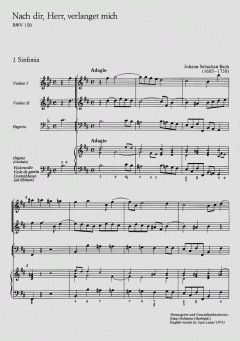 Nach dir, Herr, verlanget mich BWV 150 von Johann Sebastian Bach (Download) 