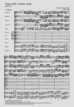 Ärgre dich, o Seele, nicht BWV 186a (J.S. Bach) 