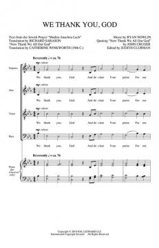 We Thank You, God von Ryan Nowlin (Download) 