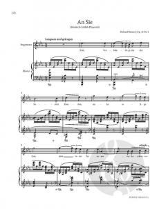 Lieder mit Klavierbegleitung von Richard Strauss 