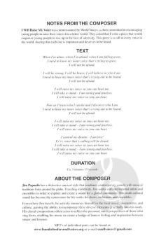I Will Raise My Voice von Jim Papoulis 