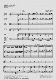 Canta in prato RV636 von Antonio Vivaldi 