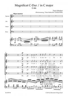 Magnificat C-Dur D 486 von Franz Schubert 