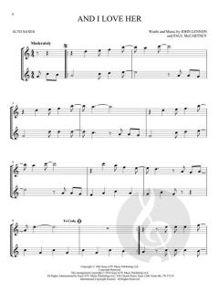 The Beatles for 2 Alto Saxes im Alle Noten Shop kaufen