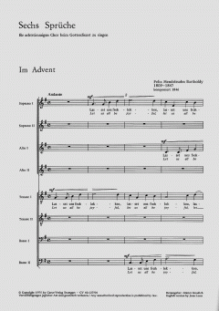 Sechs Sprüche zum Kirchenjahr op. 79 (Felix Mendelssohn Bartholdy) 