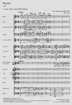 Hymne; Drei geistliche Lieder und Fuge (Felix Mendelssohn Bartholdy) 