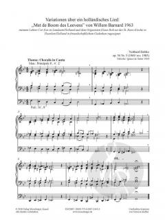 Variationen über ein holländisches Lied op. 56/5 von Neithard Bethke 