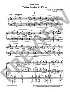 12 Studies op. 38 von Peter Racine Fricker (Download) 
