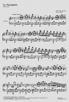 La passeggiata von Gioacchino Rossini (Download) 