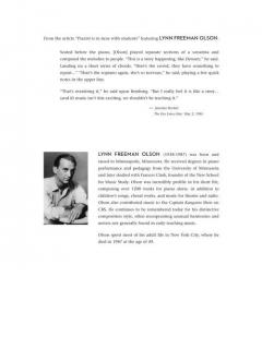 Classic Piano Repertoire - Lynn Freeman Olson 