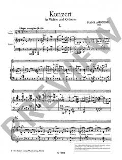 Konzert d-Moll von Hans Ahlgrimm 