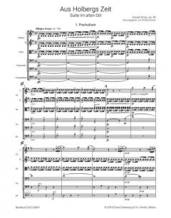 Aus Holbergs Zeit. Suite im alten Stil op. 40 von Edvard Grieg 