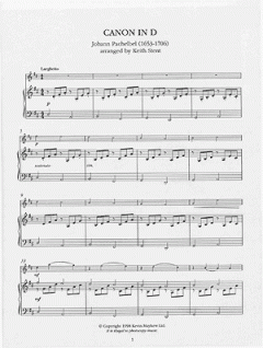 Pachelbel's Canon For Flute And Piano von Johann Pachelbel 