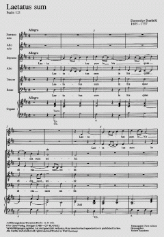 Psalm 121 von Domenico Scarlatti 