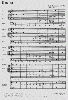 Hora est von Felix Mendelssohn Bartholdy (Download) 