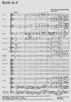 Kyrie in d-Moll von Felix Mendelssohn Bartholdy 
