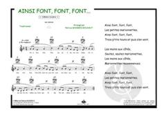 Ainsi font font 