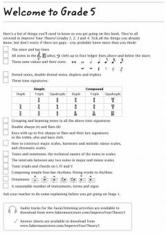 Improve your theory! Grade 5 von Paul Harris 