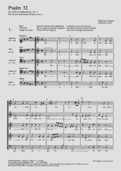 Psalm 32 (Orlando di Lasso) 
