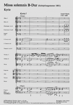 Missa solemnis in B-Dur HOB22/13 (Joseph Haydn) 