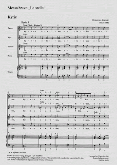 Messa breve La stella (Domenico Scarlatti) 