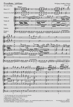Exsultate, jubilate KV165 (W.A. Mozart) 