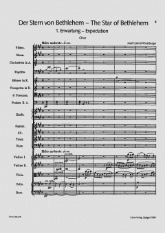 Der Stern von Bethlehem op. 164 (Gesamtausgabe Band 10) von Joseph Gabriel Rheinberger 