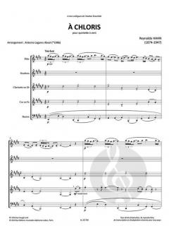 A Chloris von Reynaldo Hahn 