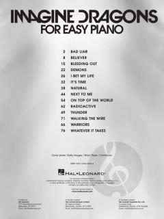 Imagine Dragons for Easy Piano 