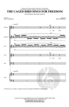 The Caged Bird Sings for Freedom von Joel Thompson (Download) 