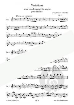12 Variations op. 44 von Georg Abraham Schneider 